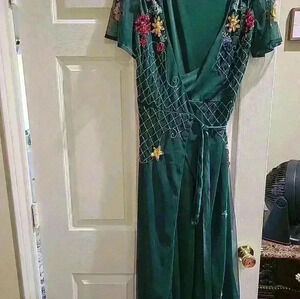 Stunning Frock and Frill Wrap around dress